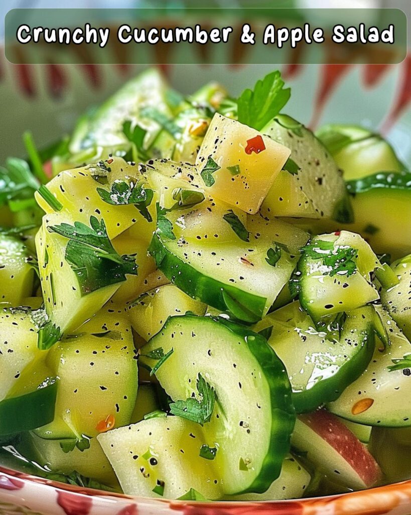 Crunchy Cucumber Apple Salad