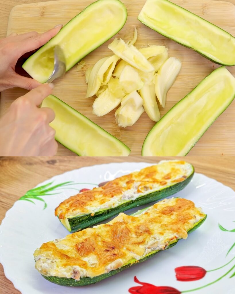 Stuffed Zucchini from the Oven