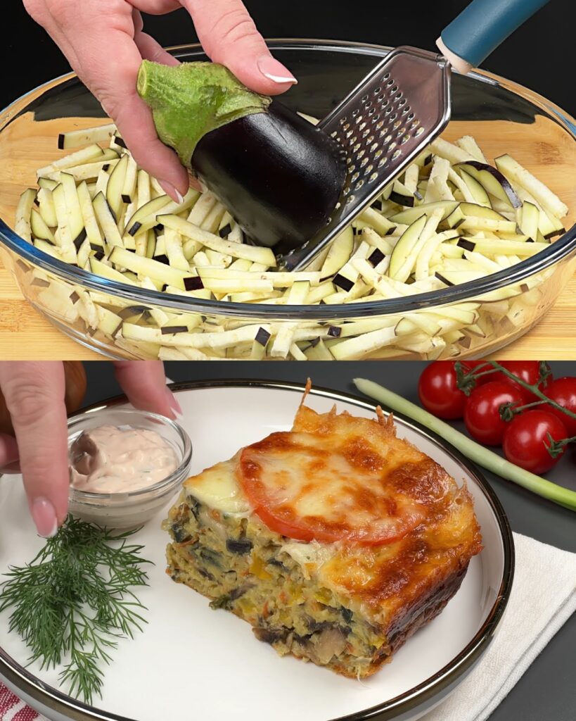 Baked Eggplant and Vegetable Casserole