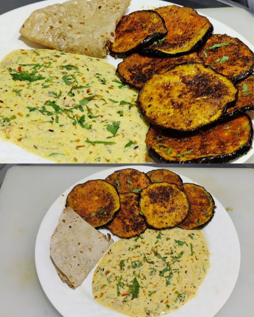 Eggplant Fry with Yogurt Seasoning
