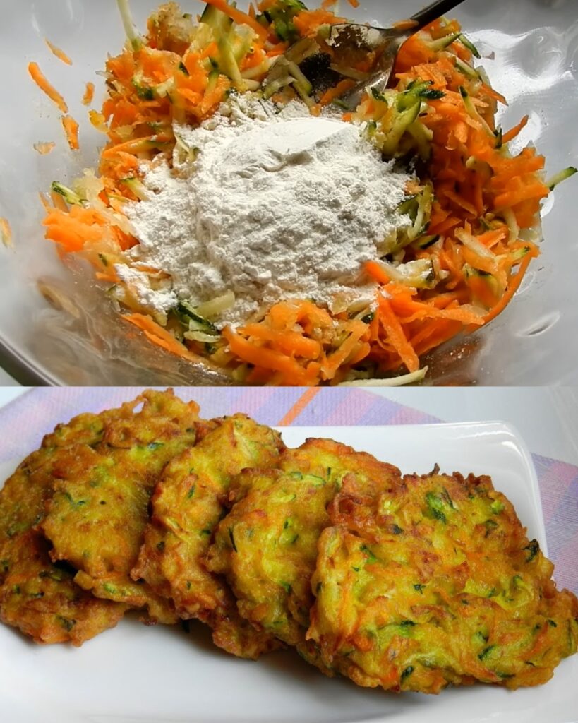 Zucchini Carrot Fritters Recipe