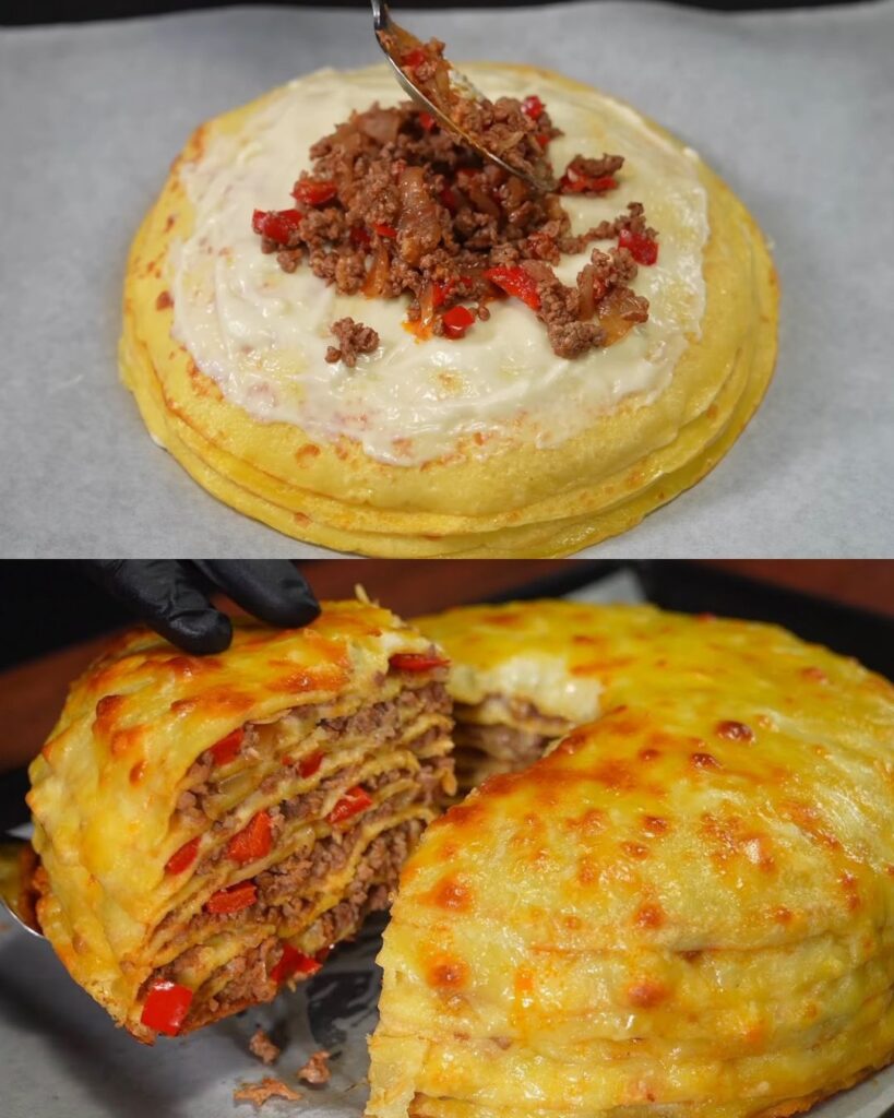 Savory Layered Beef Casserole