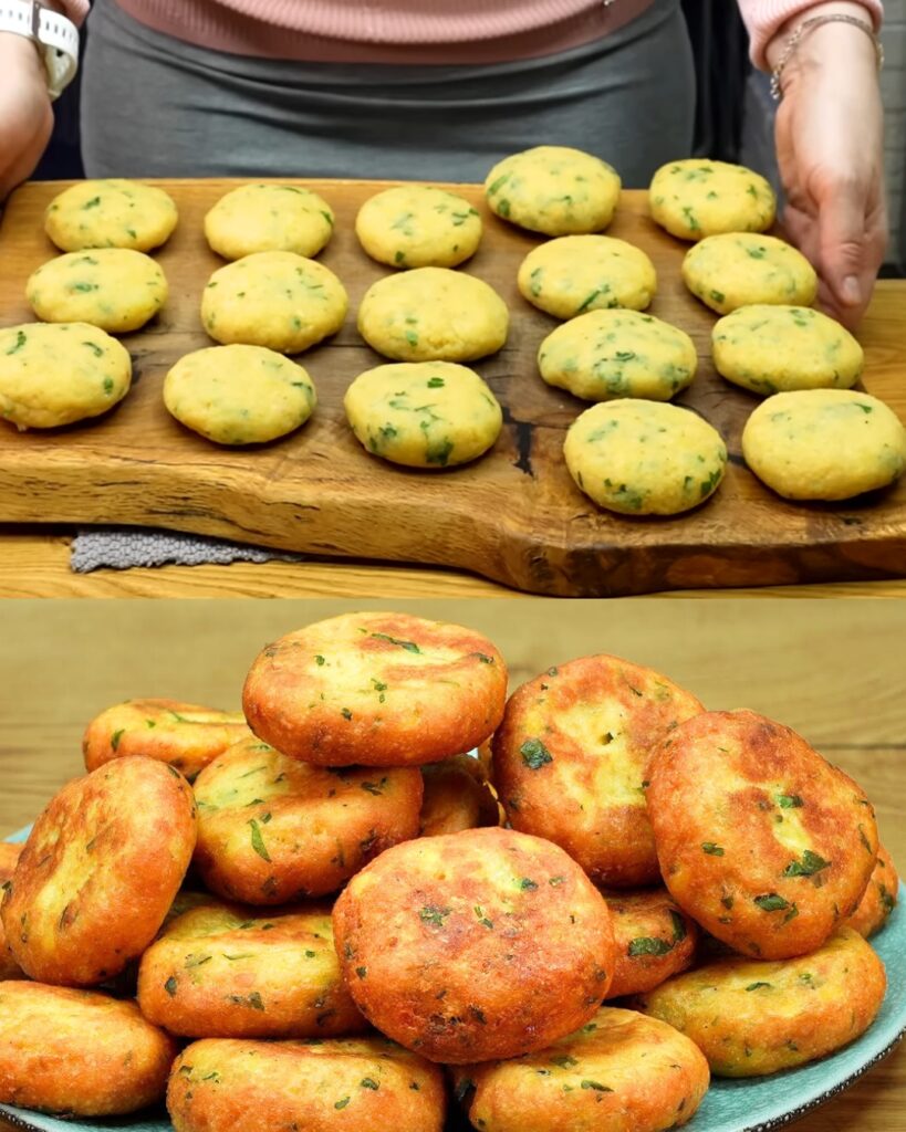 Potato Tuna Patties with Garlic Sauce