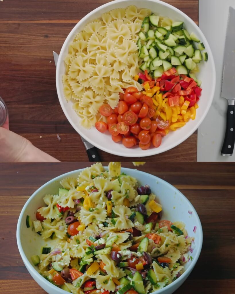 Ultimate Fresh Greek Pasta Salad