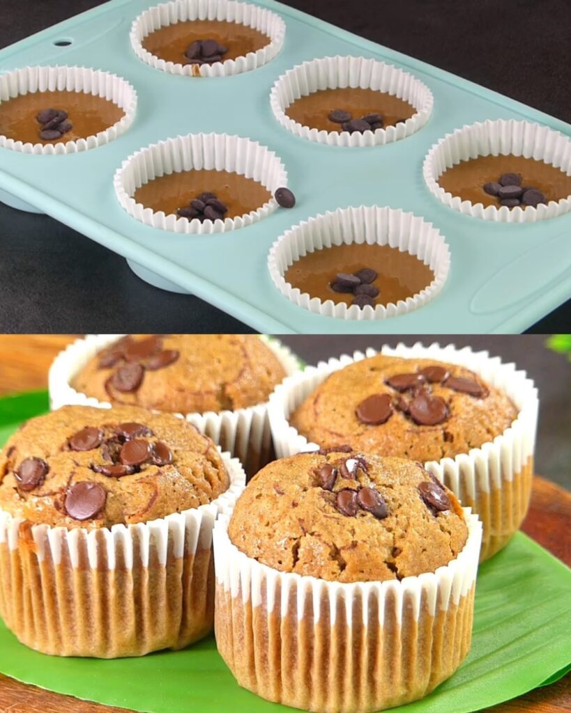 Dalgona Coffee Cupcakes / Eggless Coffee Muffin Recipe by Tiffin Box | Lockdown Chocolate Coffee Cake finished dish
