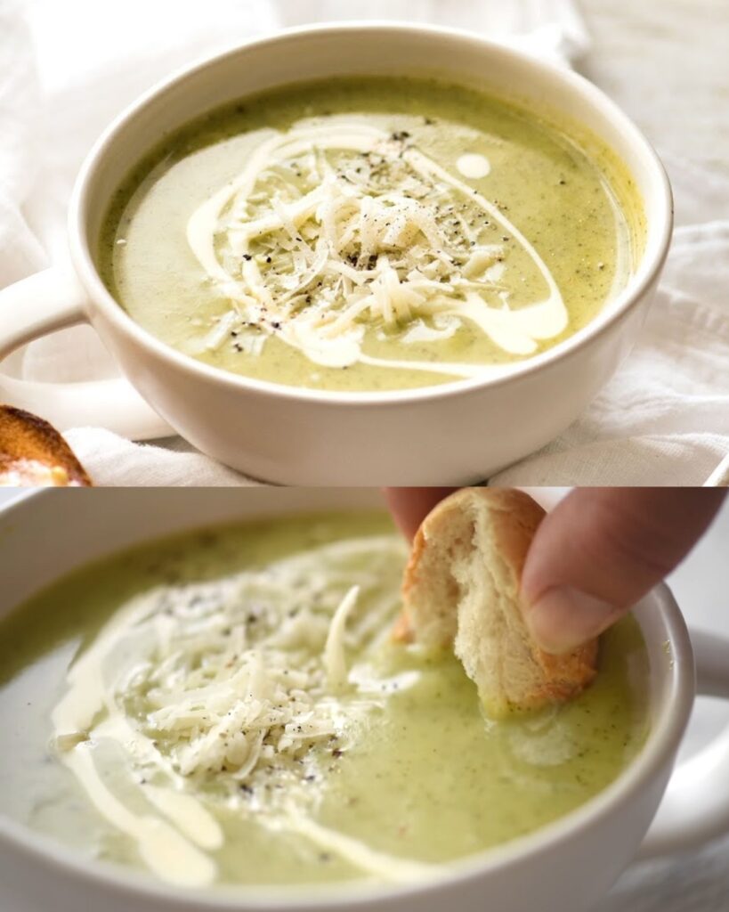 Healthy Creamy Zucchini Soup