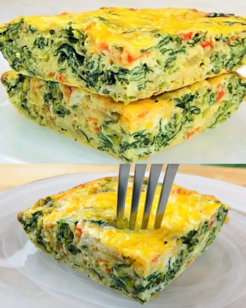 Eggs with Spinach | Easy and Healthy Spinach Egg Casserole | Easy Breakfast