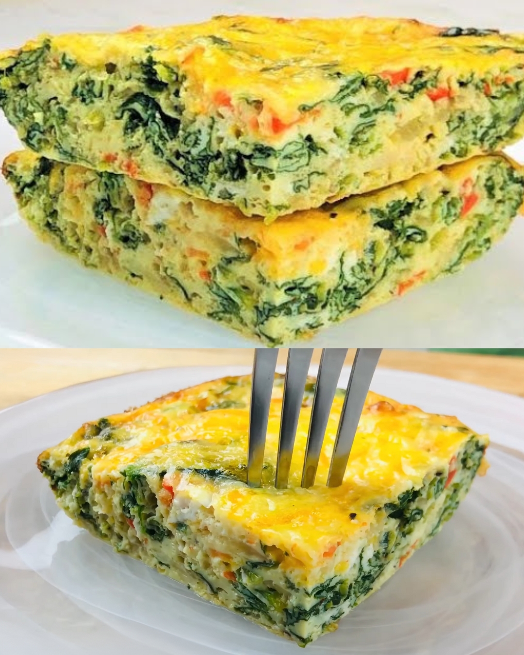 Eggs with Spinach | Easy and Healthy Spinach Egg Casserole | Easy Breakfast