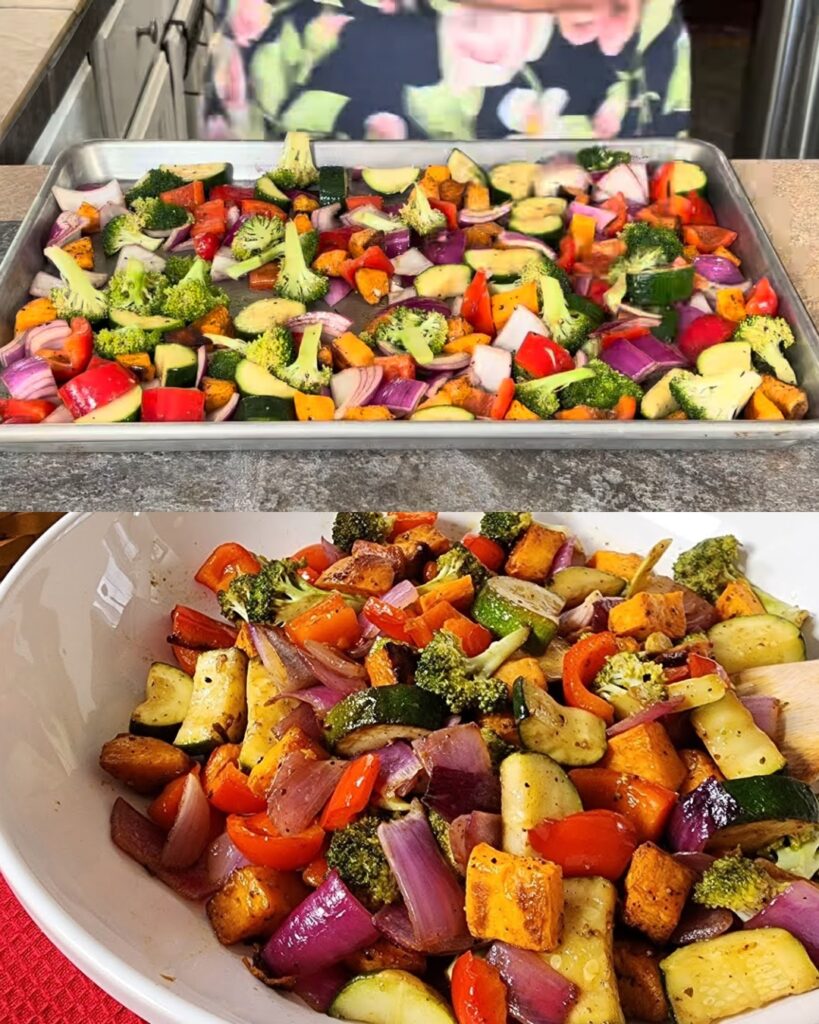 Oven Roasted Vegetables with Balsamic Vinaigrette