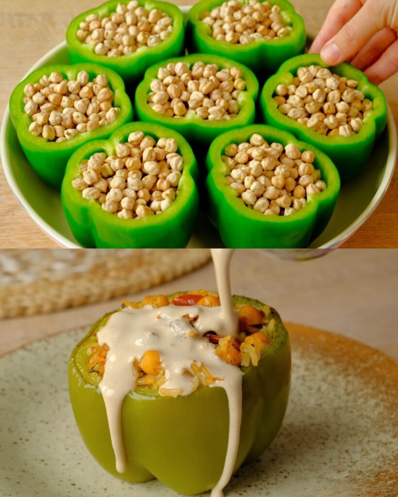Chickpeas with Bell Peppers Recipe finished dish