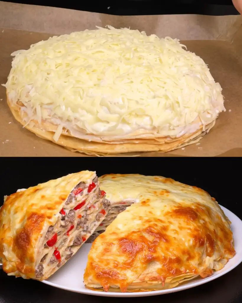 Delicious Savory Meat-Filled Crepes