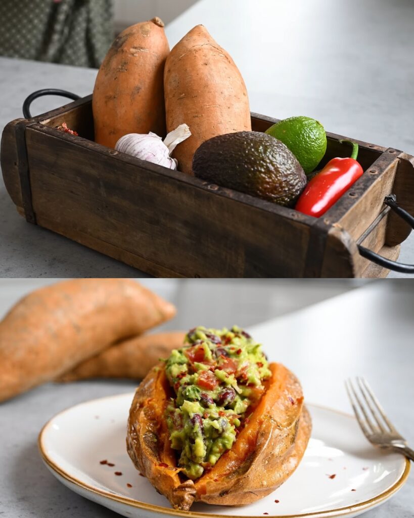Avocados with Sweet Potatoes Recipe