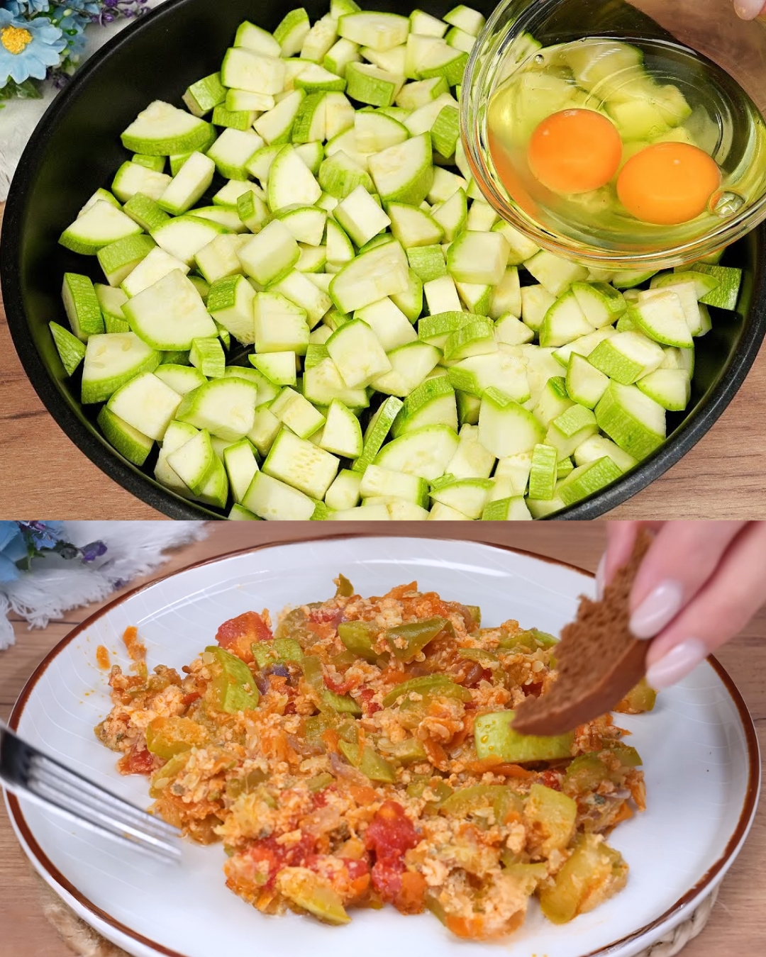 Zucchini and Egg Skillet