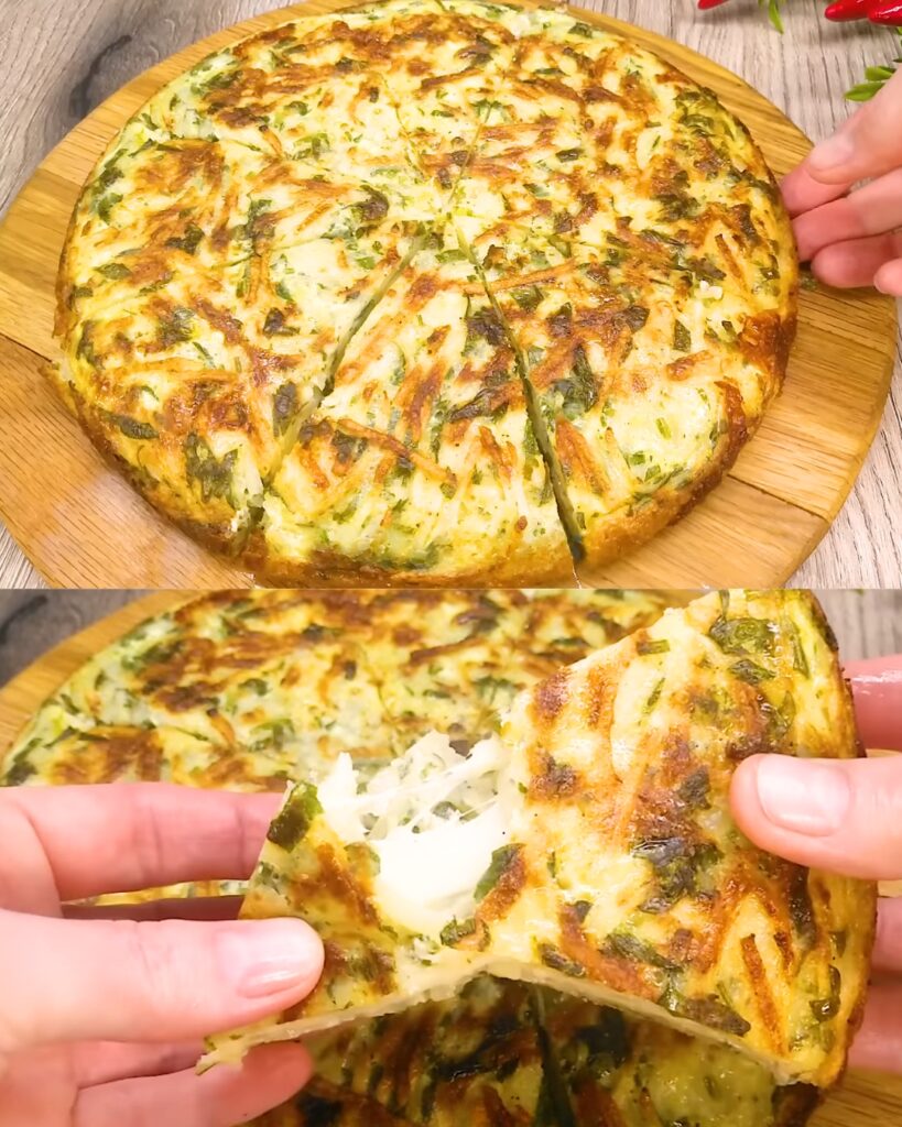 Savory Potato and Egg Pancakes with Cheese