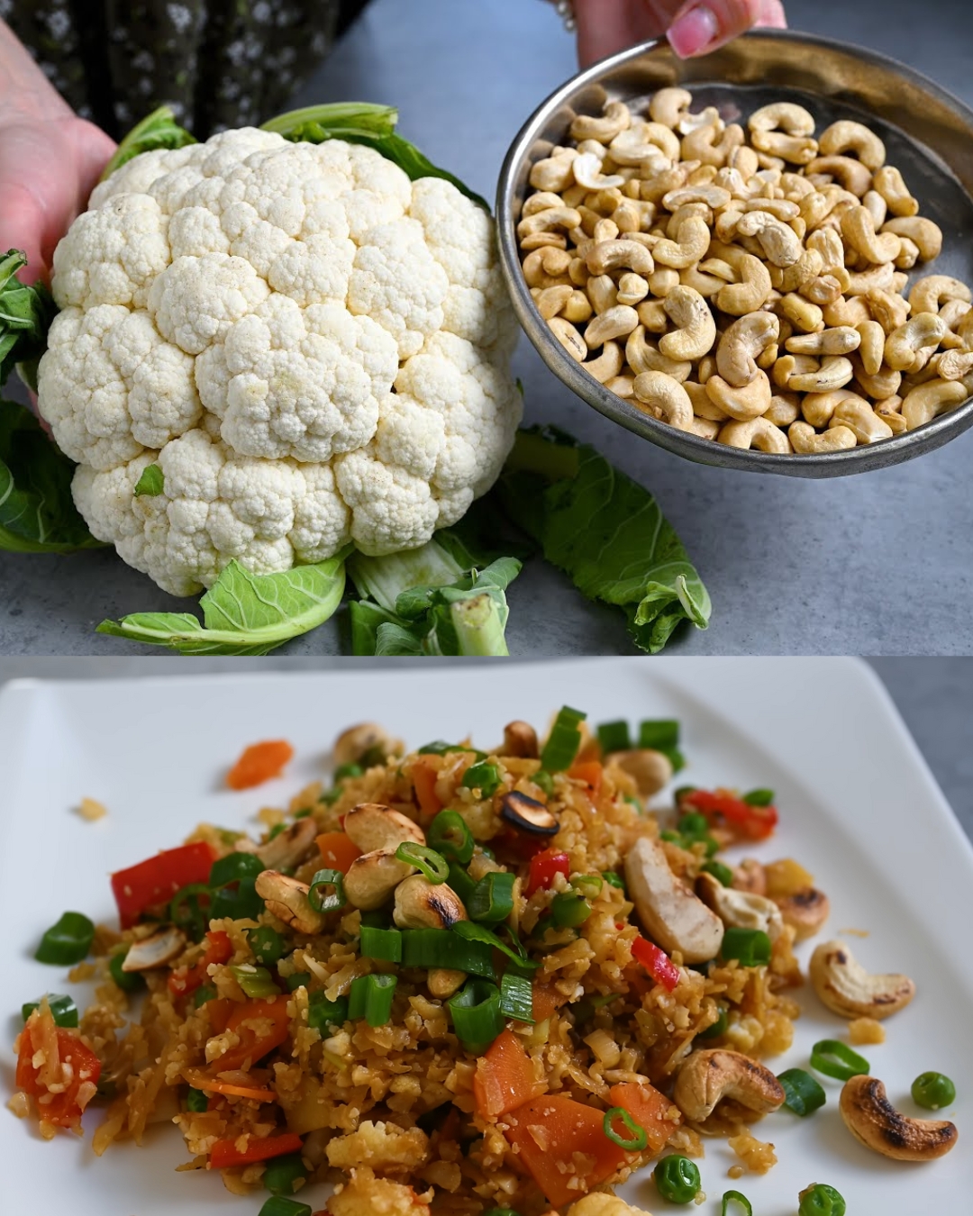 Cauliflower and Cashew Stir-Fry