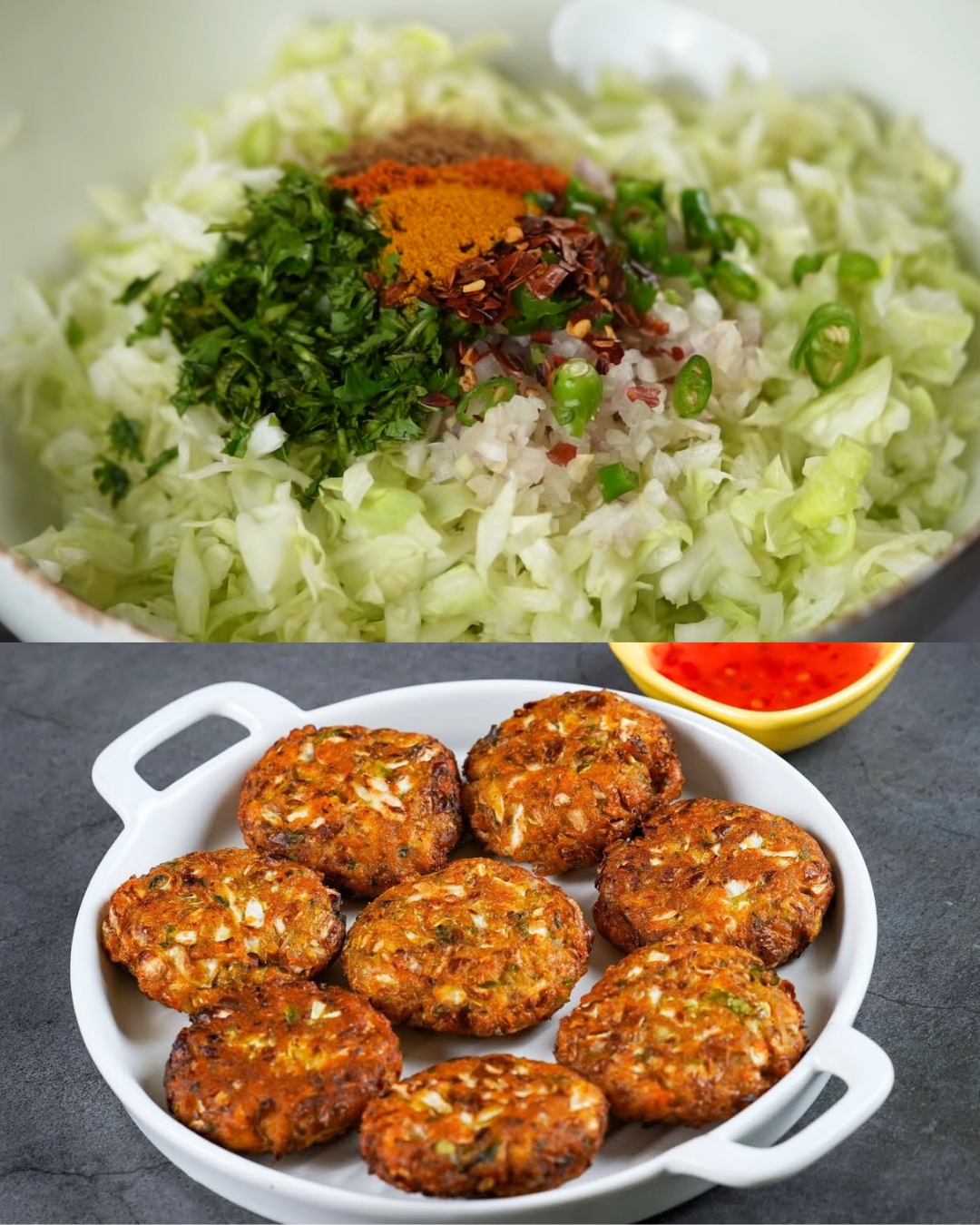 Cabbage Patties - Quick & Delicious Winter Veg Recipe