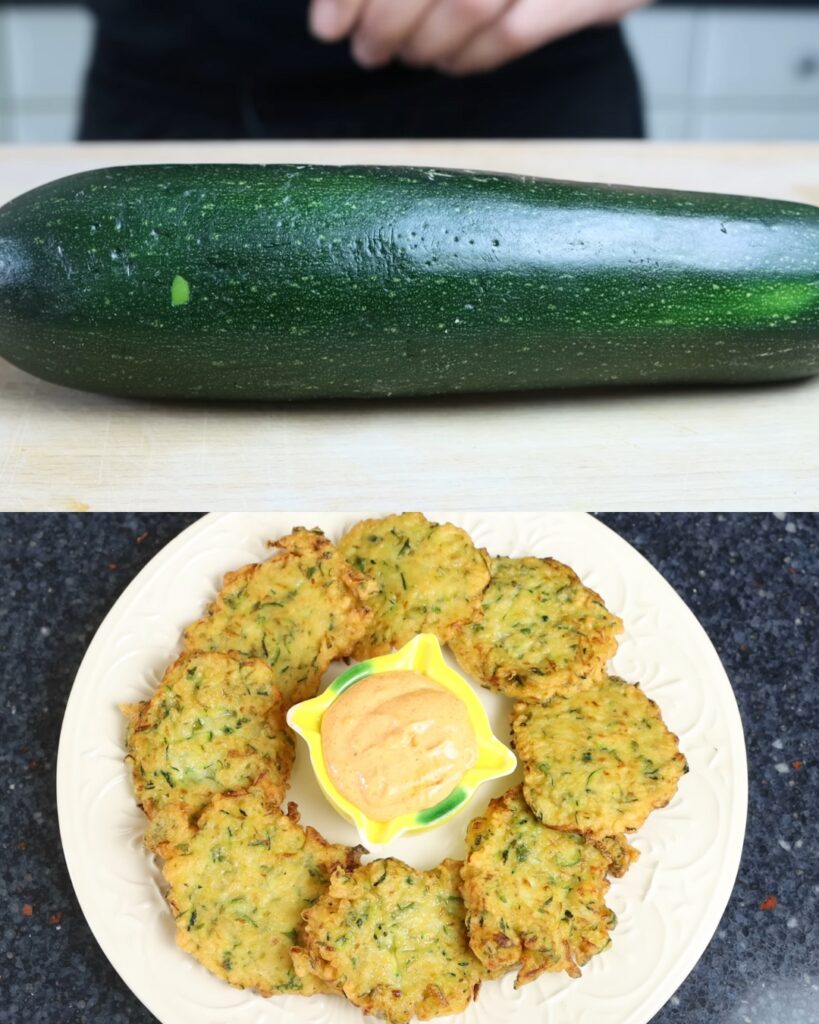 Easy Zucchini Fritters Recipe | Quick & Crispy Zucchini Fritters with Spicy Garlic Mayo Aioli