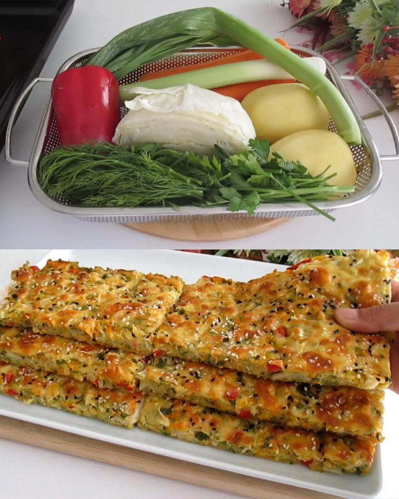 Turkish Vegetable Pastry Delight: A Wholesome and Flavorful Dish finished dish