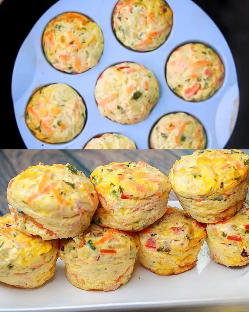 Vegetable Omelette Muffin Recipe