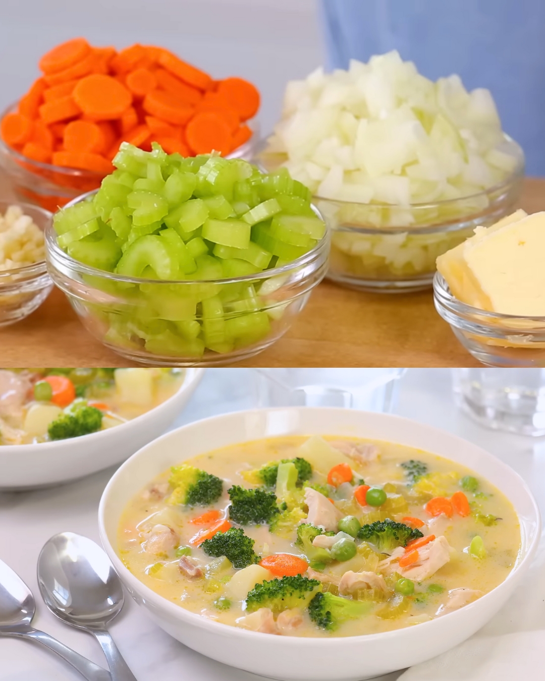 Creamy Chicken Soup with Vegetables: Hearty & Nutritious Fall Recipe