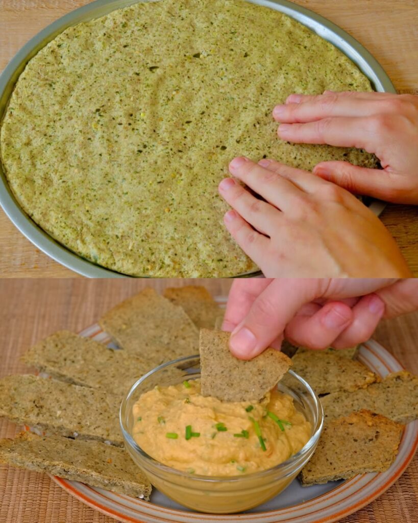 Gluten-Free Buckwheat Crackers with Chickpea Dip