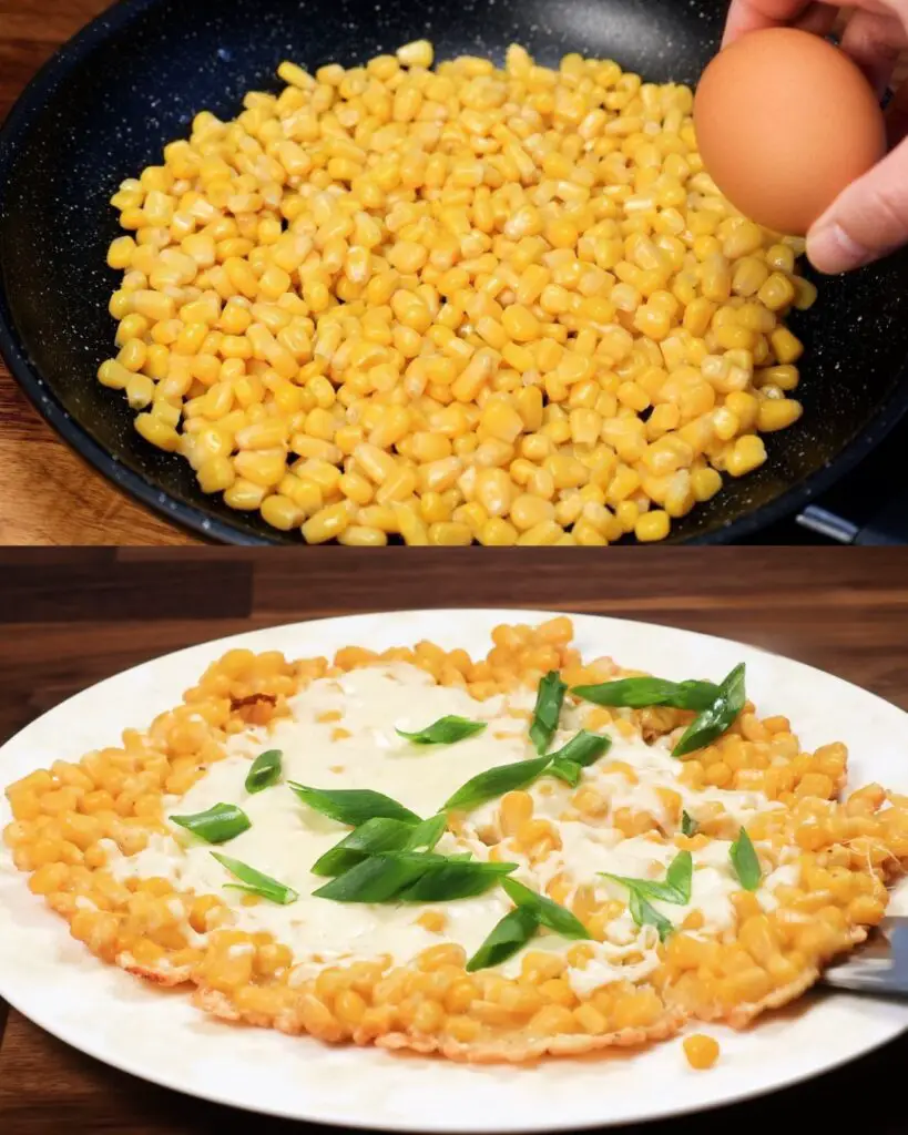 Corn and Egg Pancake Recipe