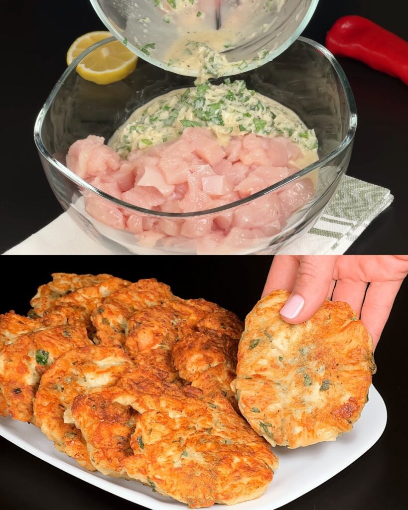 Chicken and Potato Pancakes Recipe finished dish