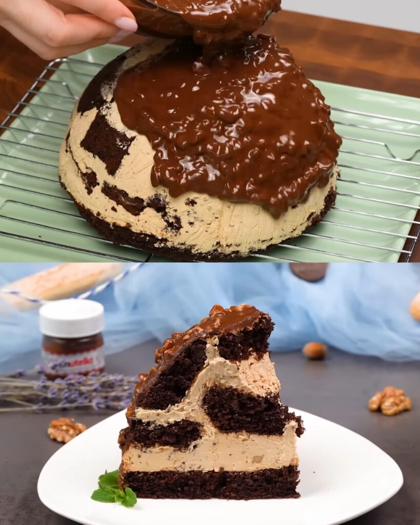 Chocolate Peanut Butter Pie finished dish