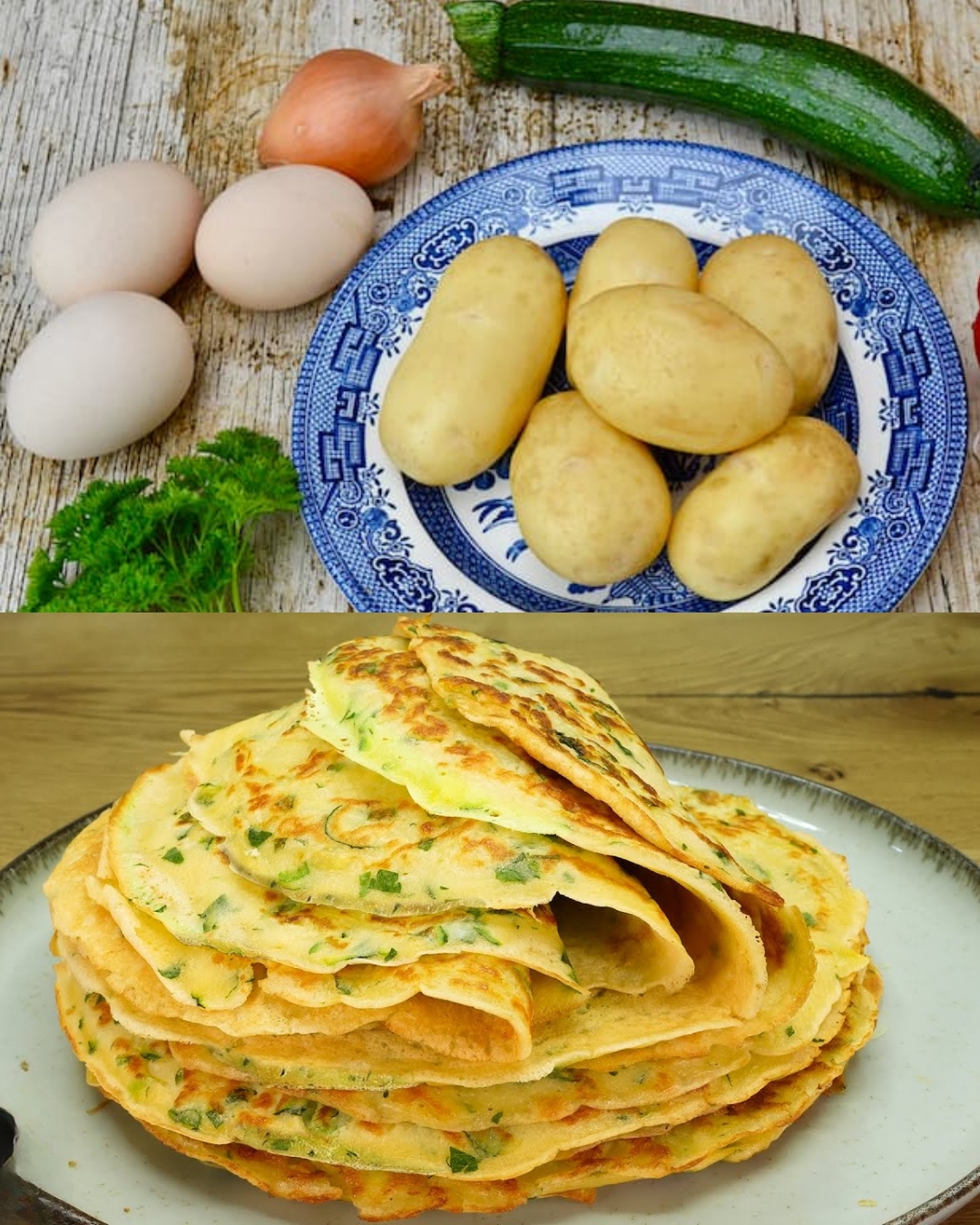 Zucchini and Potato Pancakes