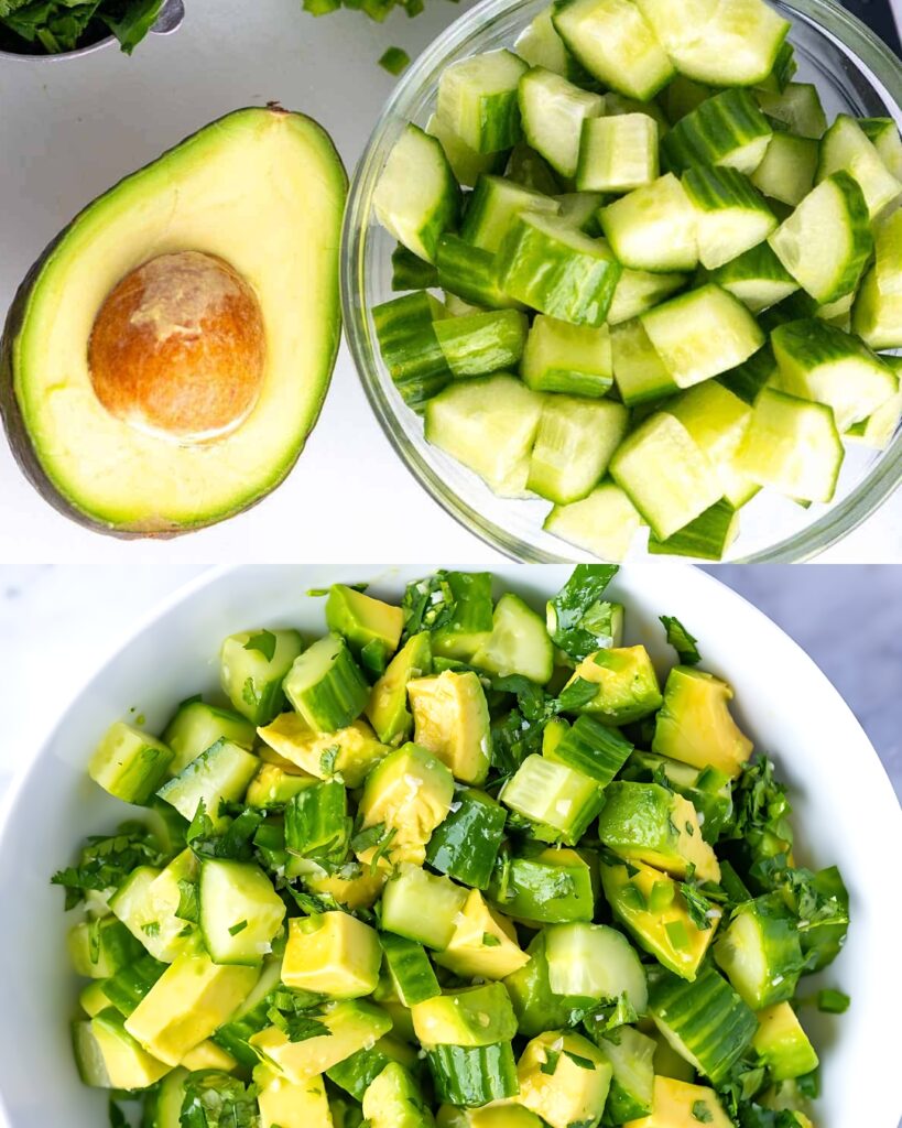 Avocado Cucumber Salad