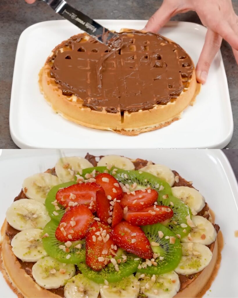 Homemade Waffles finished dish