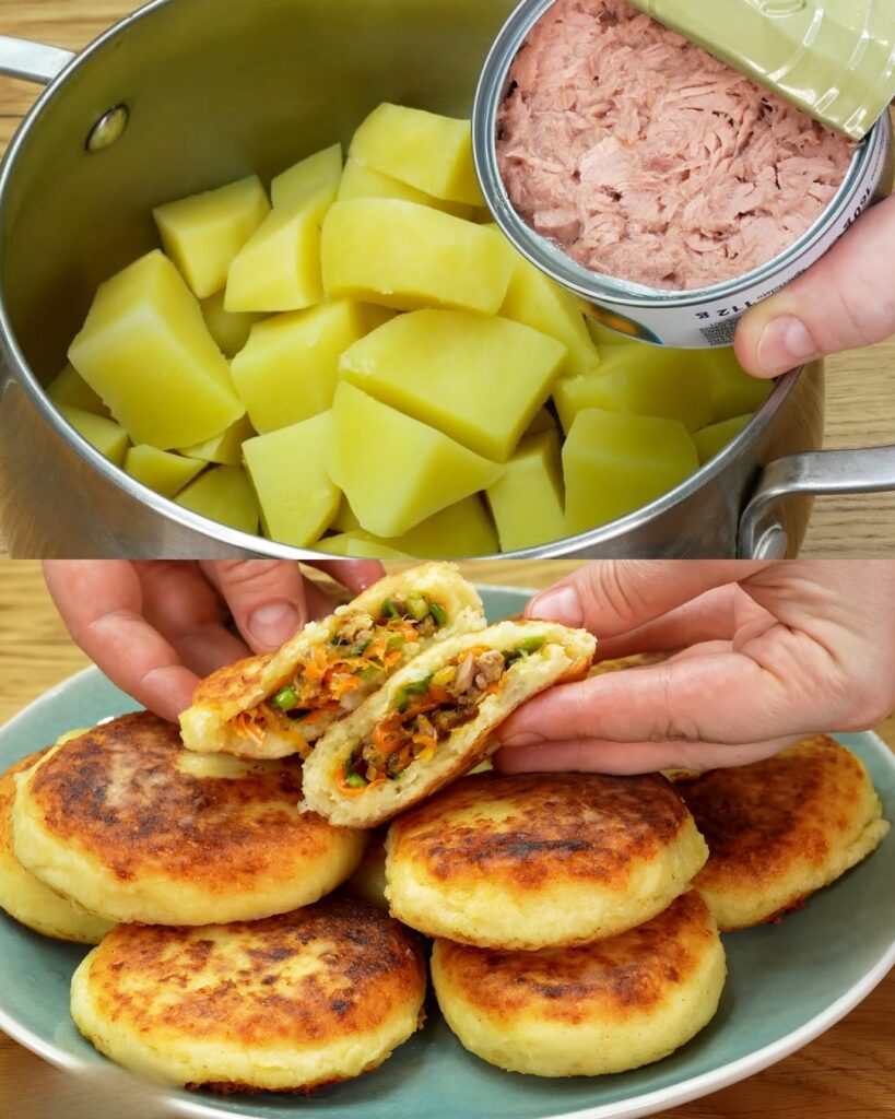 Delicious Potato and Tuna Schnitzel