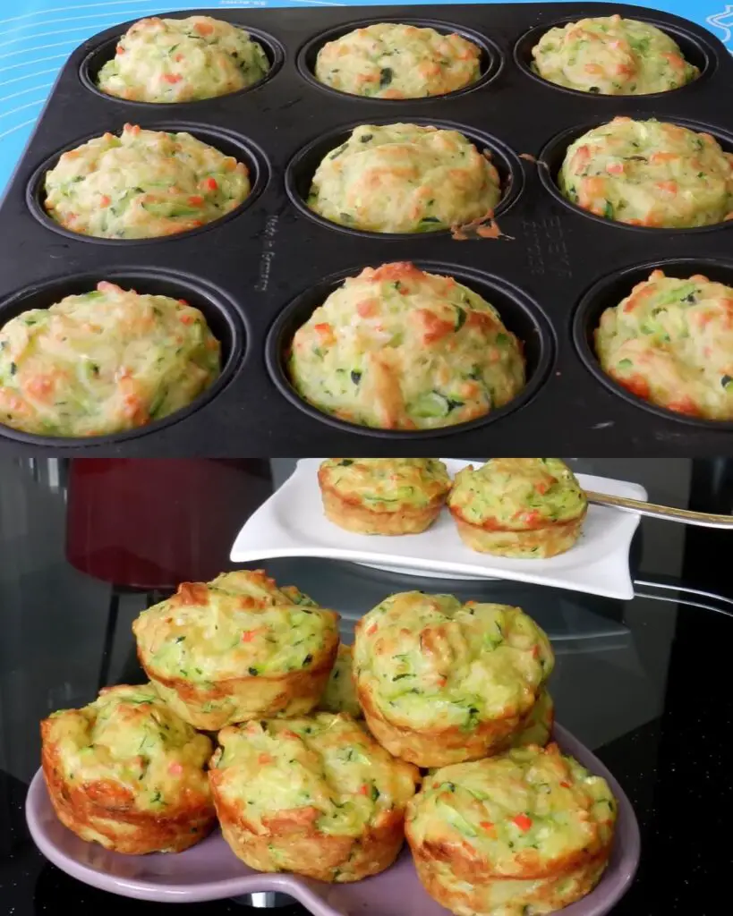 Zucchini Cheese Muffins