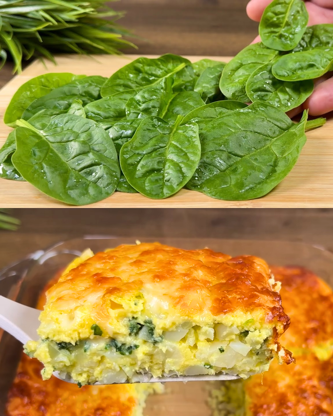 Spinach and Cheese Bake