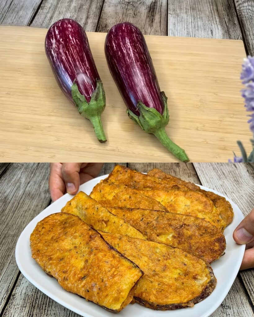 Crispy Fried Eggplant with Aged Sheep’s Cheese Recipe finished dish