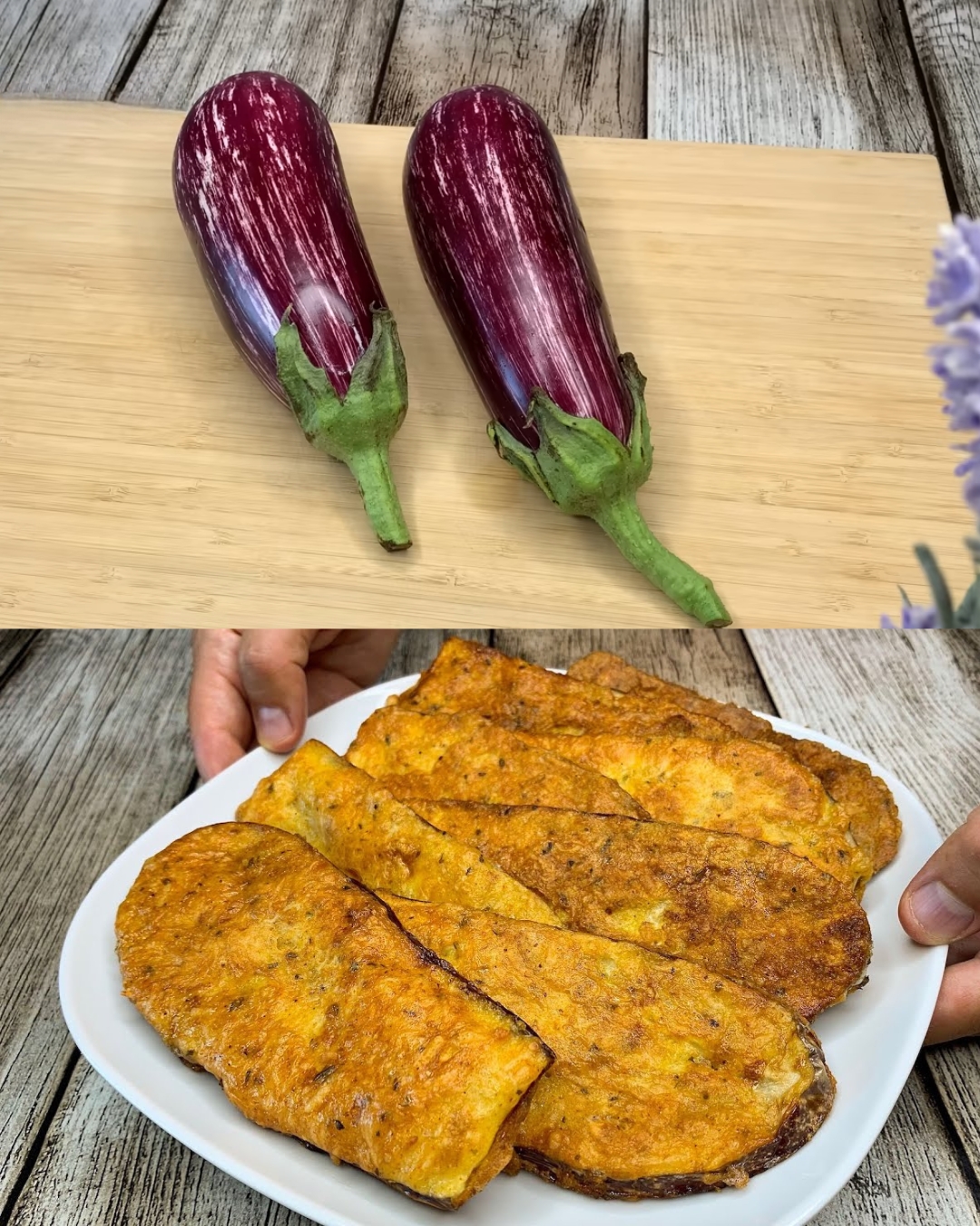 Crispy Fried Eggplant with Aged Sheep's Cheese Recipe