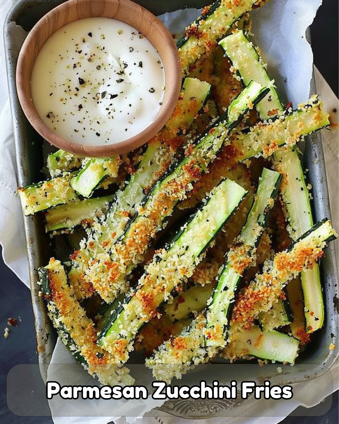 Parmesan Zucchini Fries