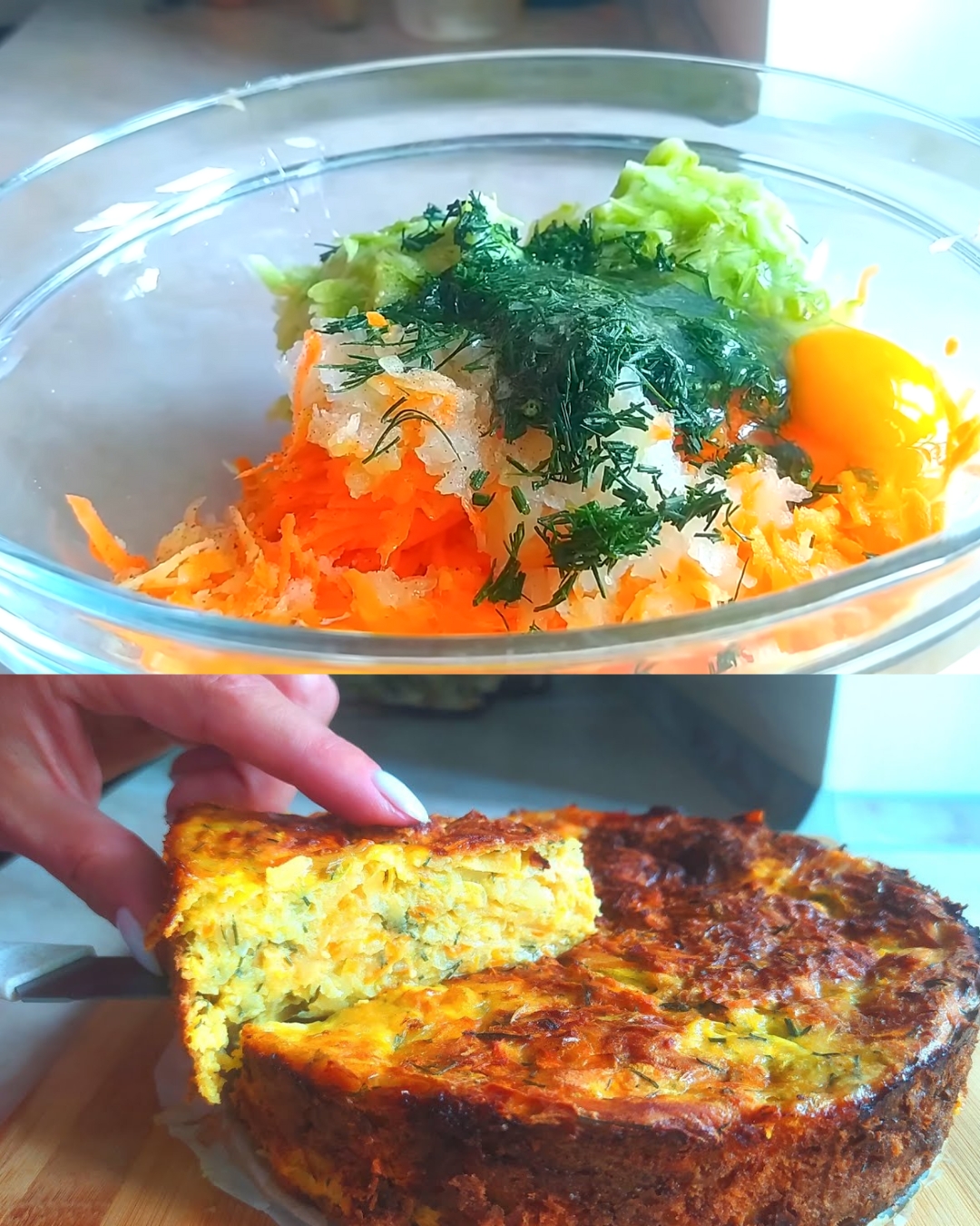 Golden Zucchini Casserole with Rice and Vermicelli