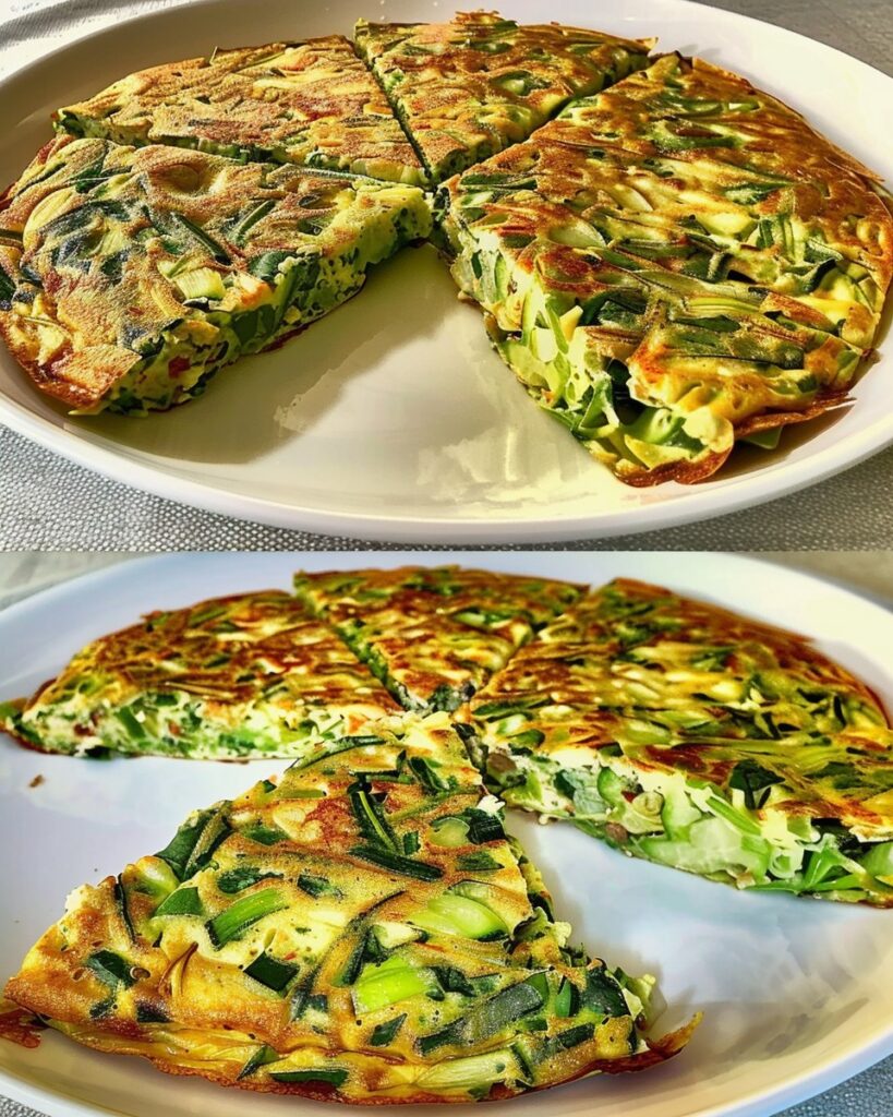Fresh and Flavorful Vegetable Frittata finished dish