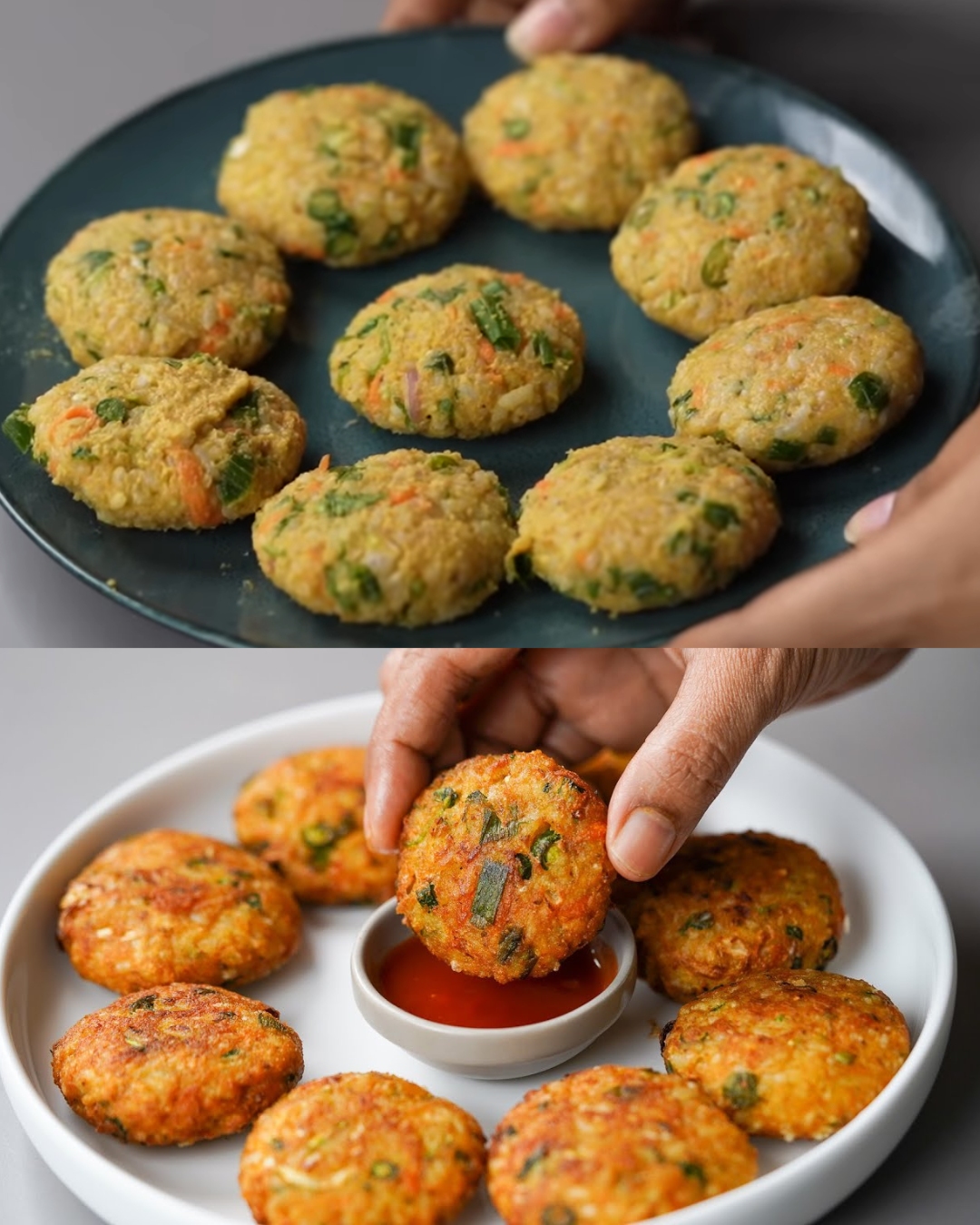 Savory Rice Veggie Bites
