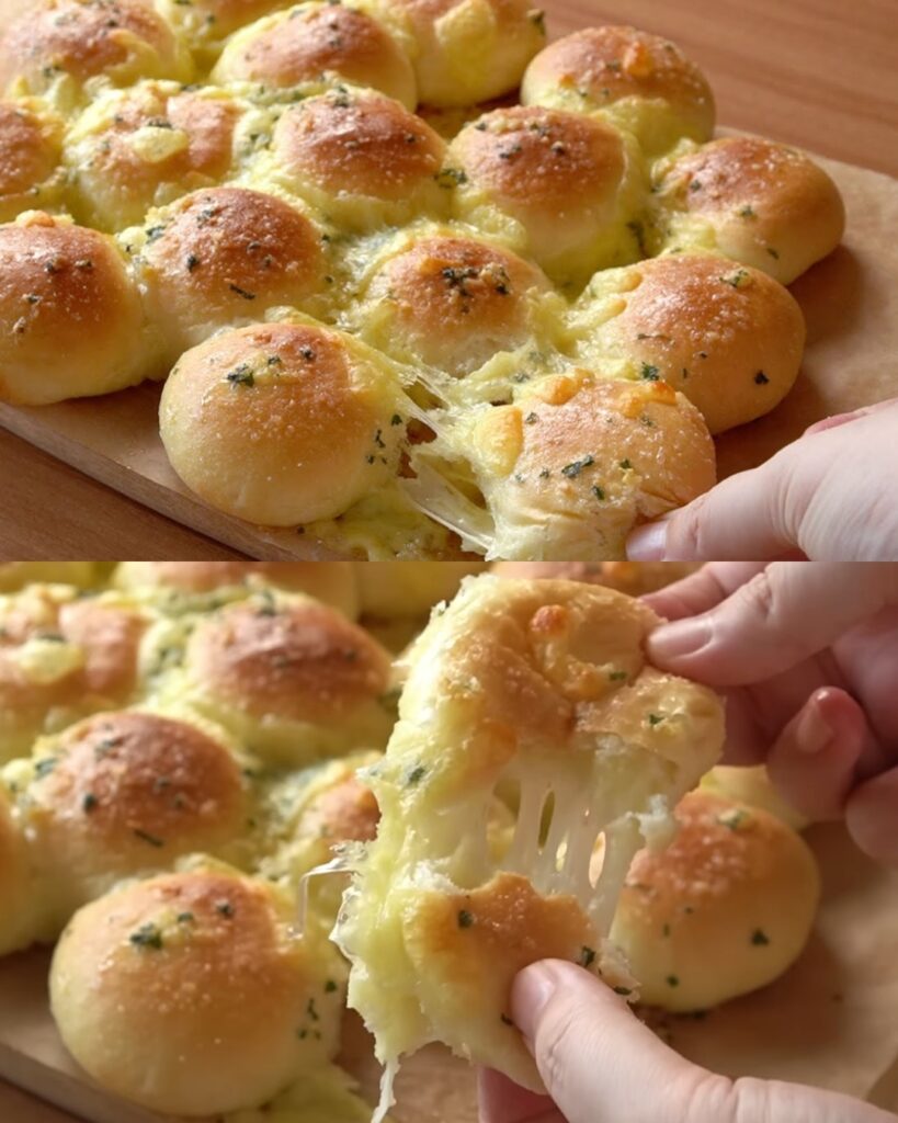 Cheesy Garlic Bread finished dish