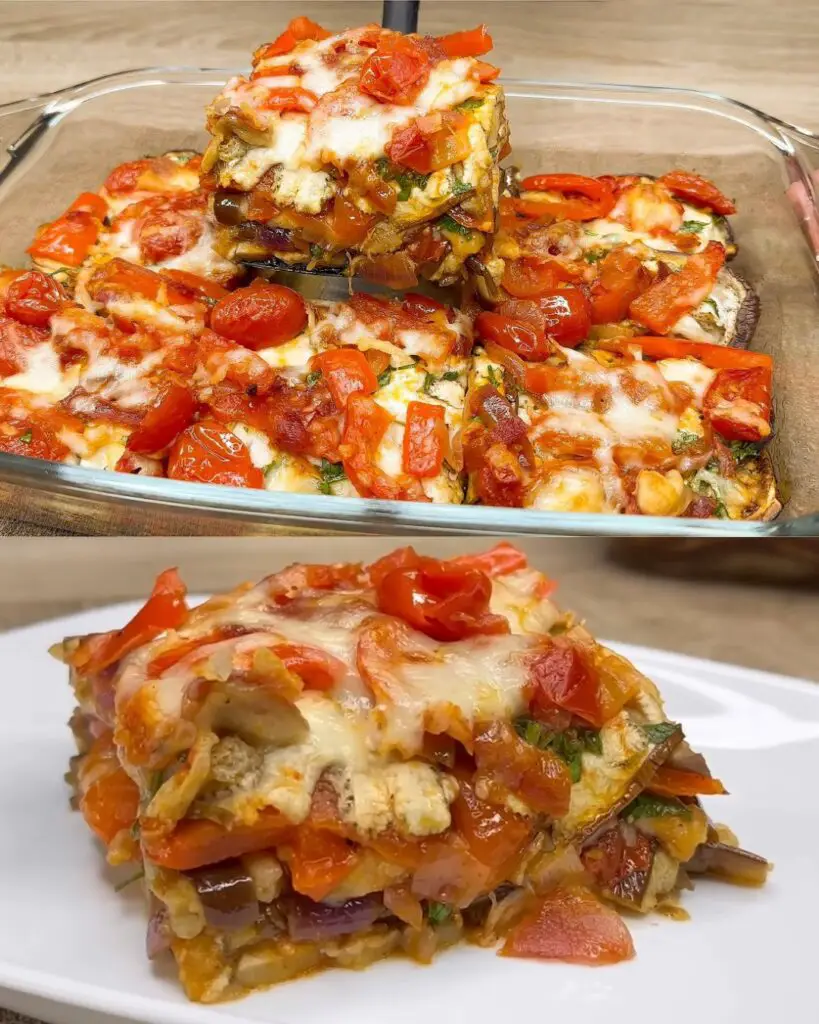 Baked Eggplant and Vegetable Medley