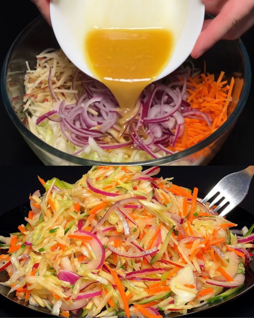 Fresh and Crunchy Vegetable Salad