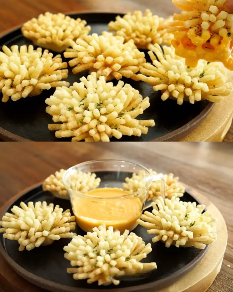 Fried Potato Flowers