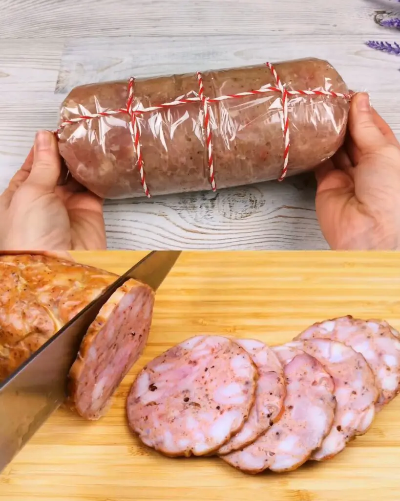 Homemade Chicken Salami