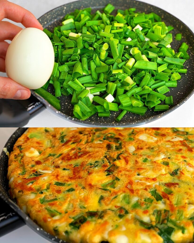 Frittata with Cucumber Yogurt Sauce finished dish