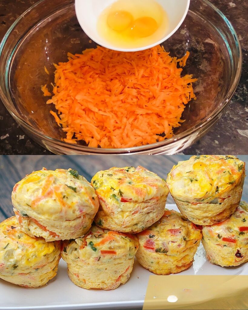 Vegetable Omelet Muffins for Kids finished dish