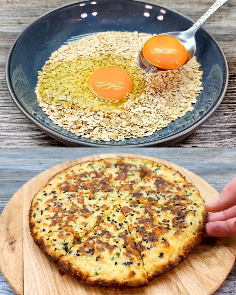 Savory Oatmeal and Egg Skillet