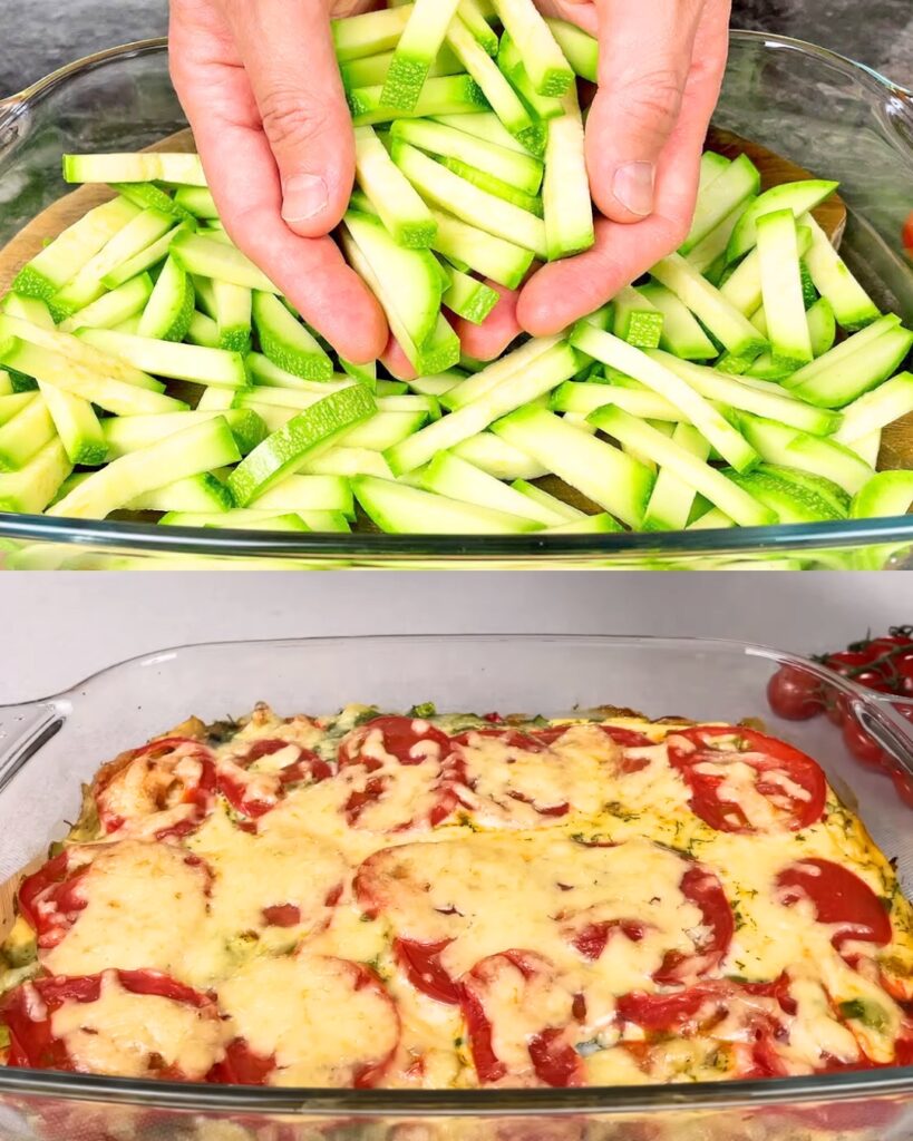 Baked Vegetable Casserole with Yogurt Sauce