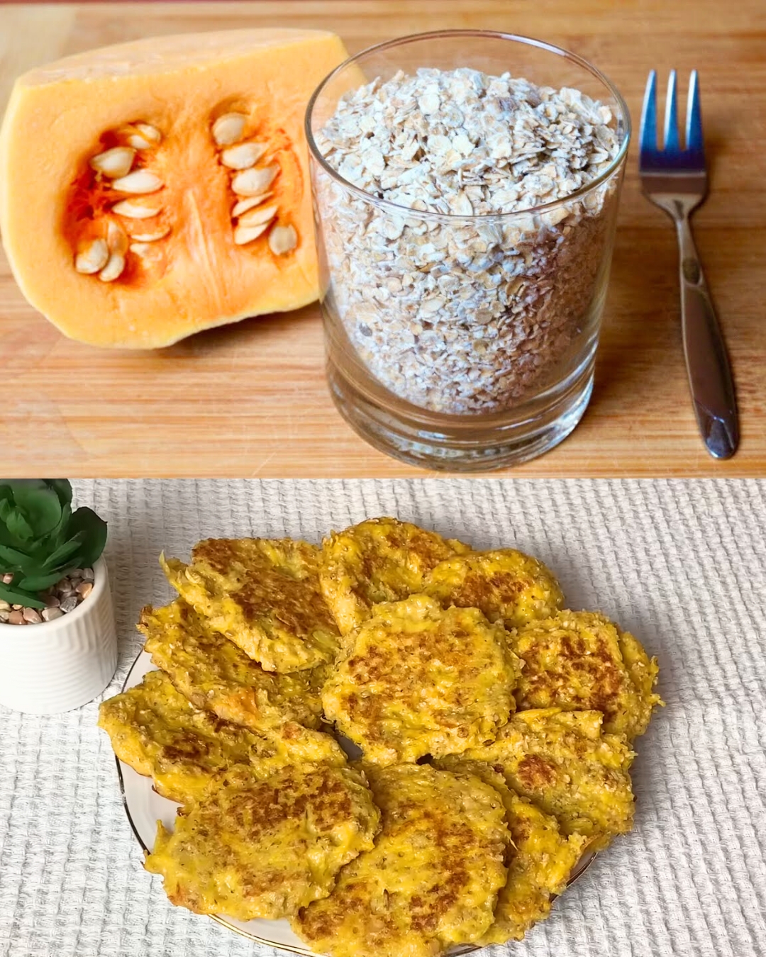 Deliciously Healthy Pumpkin Oatmeal Pancakes